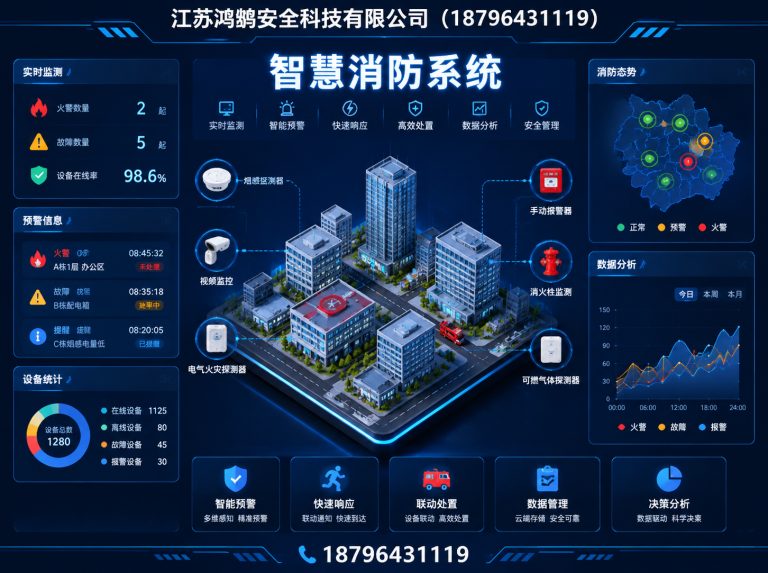 常州消防通信指挥展示图